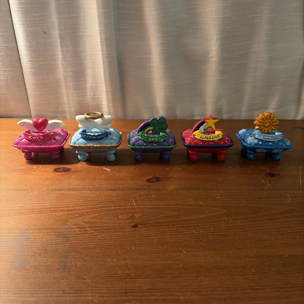 VINTAGE CLAIRES Y2K 2002 TRINKET BOXES‎ LOT OF 5